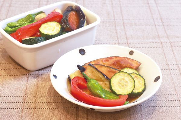 野菜の揚げびたし